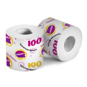 Великий Новгород — Туалетная бумага  «Новинка 100» со втулкой оптом.